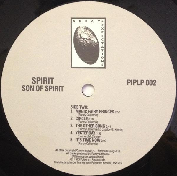 Spirit (8) - Son Of Spirit (Vinyl, LP, Album, Reissue, Stereo) Very Good Plus (VG+) / Near Mint (NM or M-)