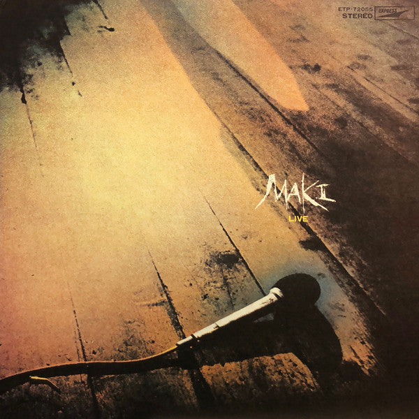 Maki Asakawa - Live (Vinyl, LP, Album, Reissue, Stereo) Very Good Plus (VG+) / Very Good (VG)