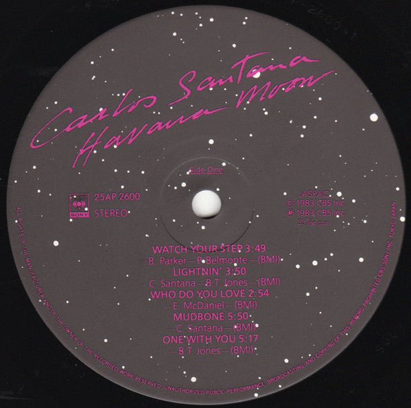 Carlos Santana - Havana Moon (Vinyl, LP, Album)