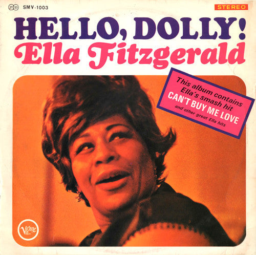 Ella Fitzgerald - Hello, Dolly! = ハロー・ドゥリー! (Vinyl, LP, Album, Stereo) Very Good (VG) / Very Good (VG)