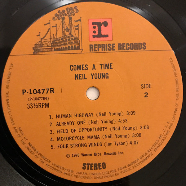 Neil Young - Comes A Time (Vinyl, LP, Album) Very Good Plus (VG+) / Very Good Plus (VG+)