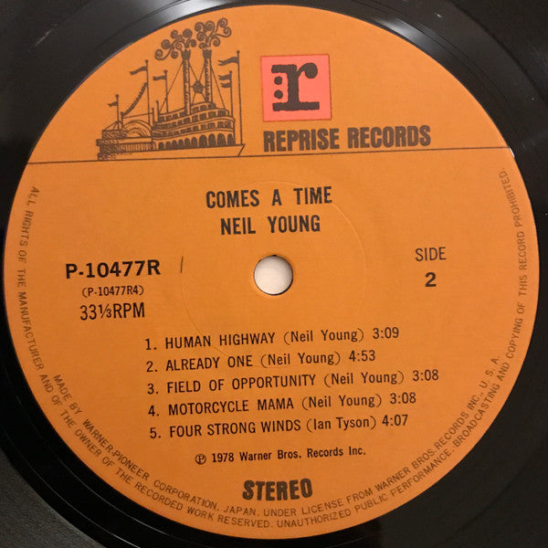 Neil Young - Comes A Time (Vinyl, LP, Album)