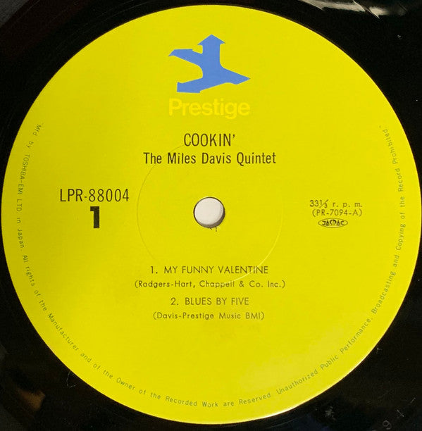The Miles Davis Quintet - Cookin' With The Miles Davis Quintet (Vin...
