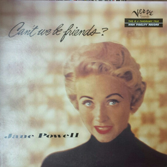 Jane Powell - Can't We Be Friends? (Vinyl, LP, Album, Reissue, Mono) Near Mint (NM or M-) / Very Good Plus (VG+)