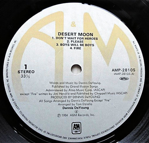 Dennis DeYoung - Desert Moon (Vinyl, LP, Album)