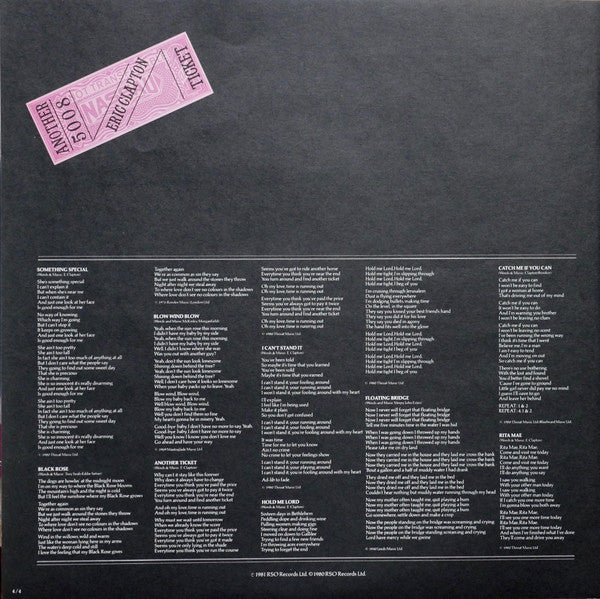Eric Clapton - Another Ticket (Vinyl, LP, Album)