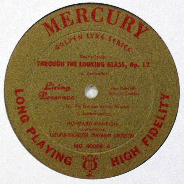 Deems Taylor - Through The Looking Glass, Op. 12 (Five Pictures From Lewis Carroll) (Vinyl, LP) Very Good Plus (VG+) / Very Good Plus (VG+)