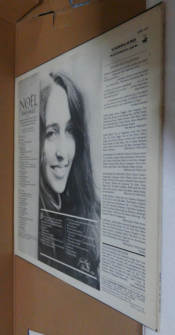 Joan Baez - Noël (Vinyl, LP, Album, Reissue, Stereo) Very Good Plus (VG+) / Very Good Plus (VG+)