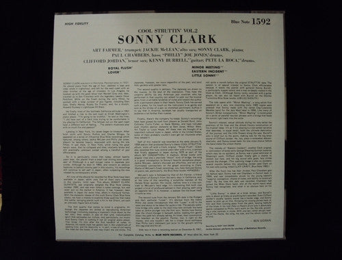 Sonny Clark - Cool Struttin' Volume 2 (Vinyl, LP, Album, Limited Edition, Reissue, Mono) Very Good Plus (VG+) / Near Mint (NM or M-)