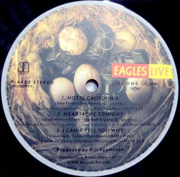 Eagles - Eagles Live (Vinyl, LP, Album, Reissue)