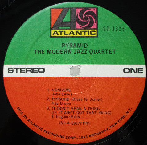 The Modern Jazz Quartet - Pyramid (Vinyl, LP, Album, Stereo) Very Good (VG) / Very Good (VG)