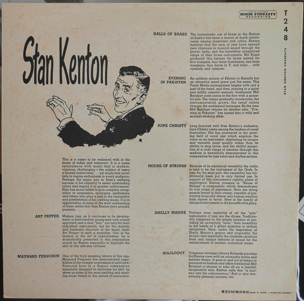 Stan Kenton And His Orchestra - Stan Kenton Presents (Vinyl, LP, Album, Reissue) Very Good Plus (VG+) / Very Good Plus (VG+)