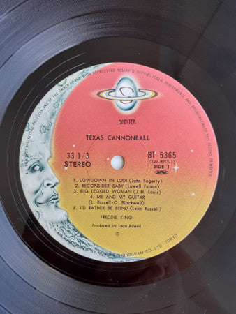 Freddie King - Texas Cannonball (Vinyl, LP, Reissue) Very Good Plus (VG+) / Very Good Plus (VG+)