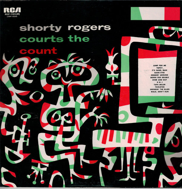 Shorty Rogers - Shorty Rogers Courts The Count = ショーティ・ロジャース・コーツ・ザ・カウント (Vinyl, LP, Album, Reissue, Mono) Very Good Plus (VG+) / Very Good Plus (VG+)