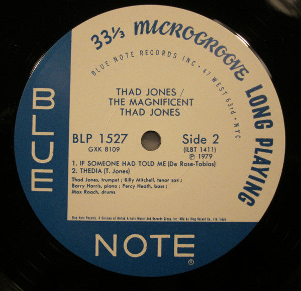 Thad Jones - The Magnificent Thad Jones (Vinyl, LP, Album, Reissue,...