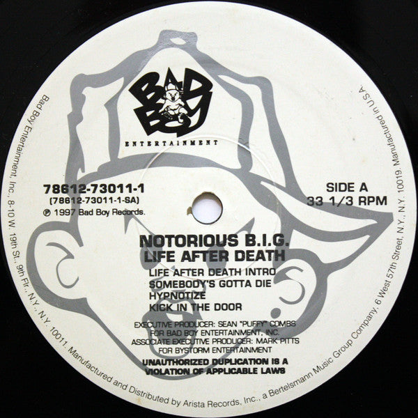 Notorious BIG - Life After Death (3xVinyl, LP, Album) Good Plus (G+) / Very Good (VG)