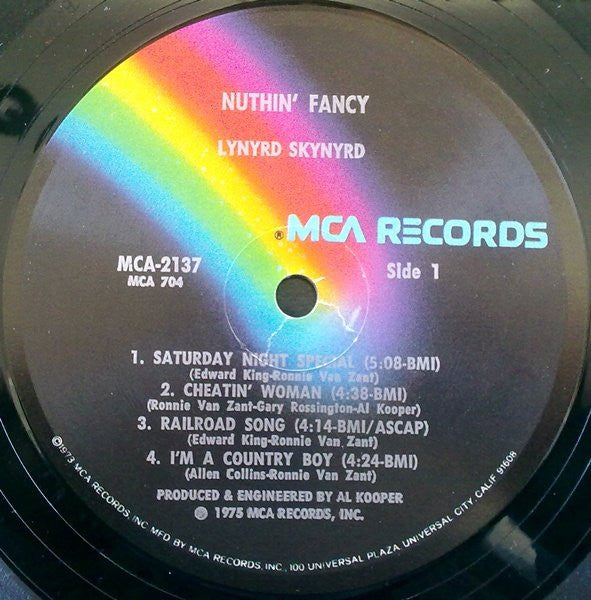 Lynyrd Skynyrd - Nuthin' Fancy (Vinyl, LP, Album) Very Good (VG) / Very Good (VG)