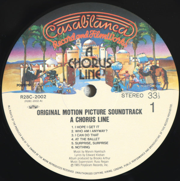 Various - A Chorus Line - Original Motion Picture Soundtrack (Vinyl, LP, Album) Very Good Plus (VG+) / Very Good (VG)