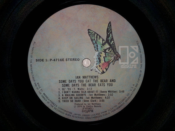 Iain Matthews - Some Days You Eat The Bear And Some Days The Bear E...