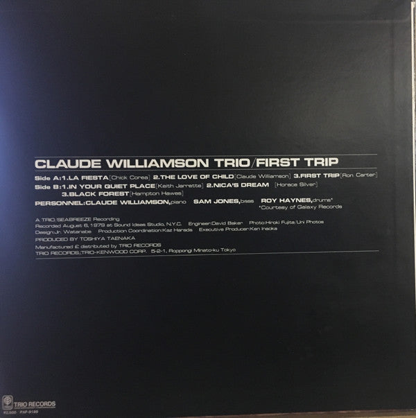 The Claude Williamson Trio - First Trip (Vinyl, LP, Album, Stereo) Very Good (VG) / Near Mint (NM or M-)
