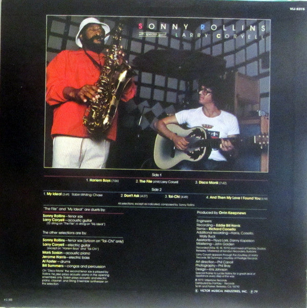Sonny Rollins - Don't Ask (Vinyl, LP, Album) Good Plus (G+) / Very Good (VG)
