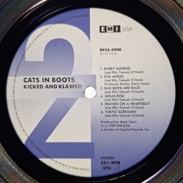 Cats In Boots - Kicked & Klawed (Vinyl, LP, Album) Very Good Plus (VG+) / Very Good Plus (VG+)