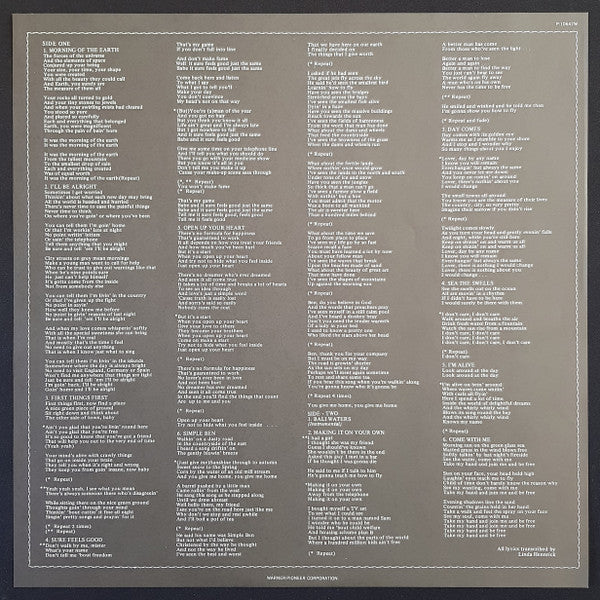 Various - Morning Of The Earth (Original Film Soundtrack) (Vinyl, LP, Album) Near Mint (NM or M-) / Very Good Plus (VG+)