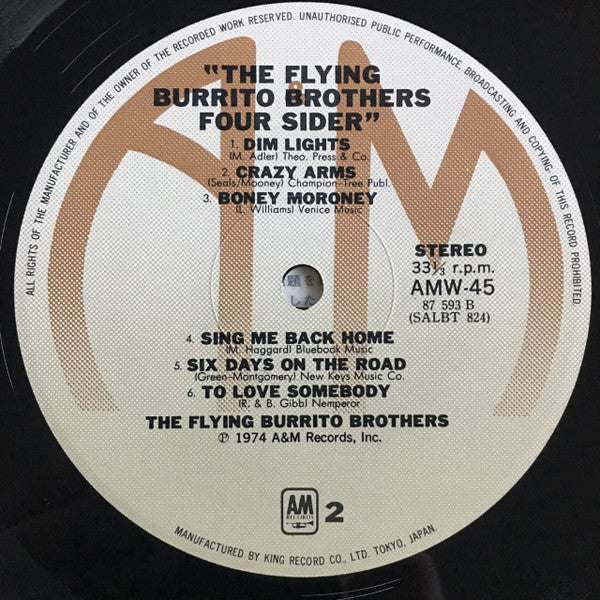 The Flying Burrito Bros - Four Sider (2xVinyl, LP, Compilation) Very Good (VG) / Very Good (VG)