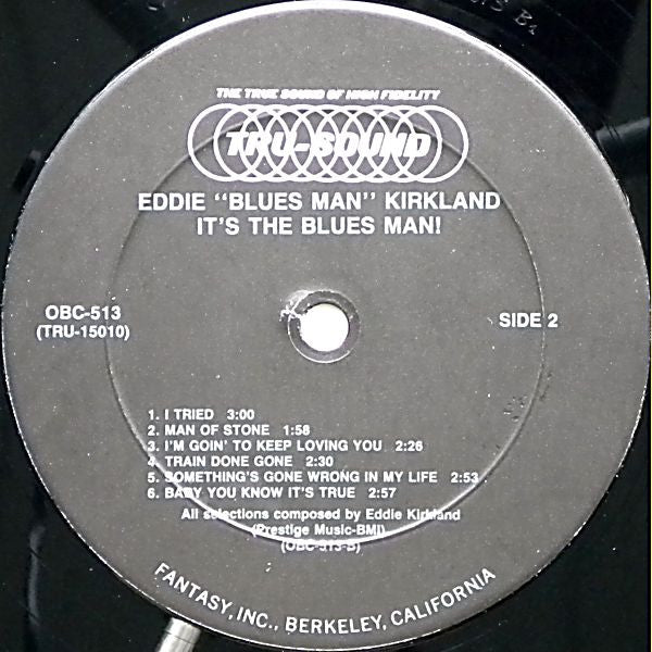 Eddie Kirkland - It's The Blues Man! (Vinyl, LP, Album, Reissue, Remastered) Mint (M) / Mint (M)