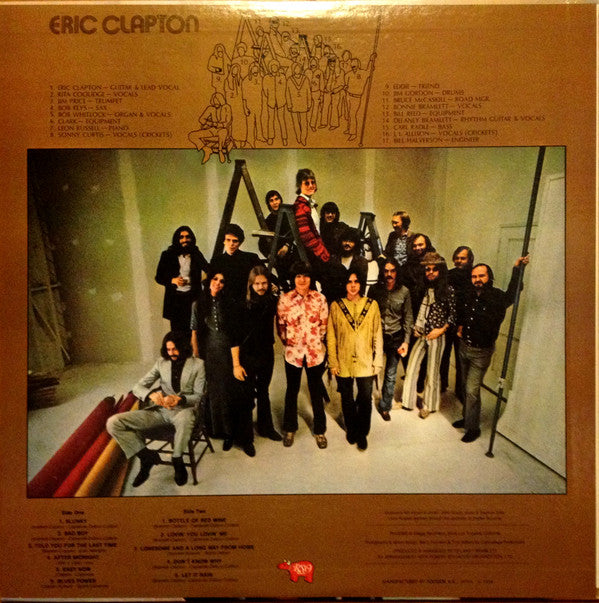Eric Clapton - Eric Clapton (Vinyl, LP, Album, Reissue, Stereo) Very Good Plus (VG+) / Very Good (VG)