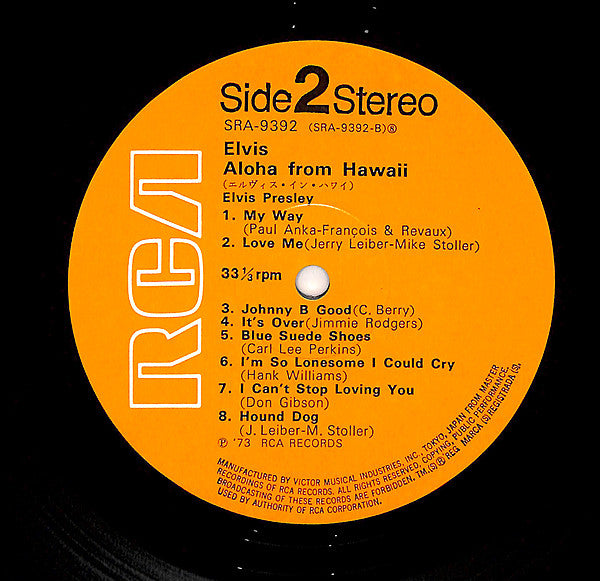 Elvis Presley - Aloha From Hawaii Via Satellite (2xVinyl, LP, Album) Very Good Plus (VG+) / Very Good Plus (VG+)