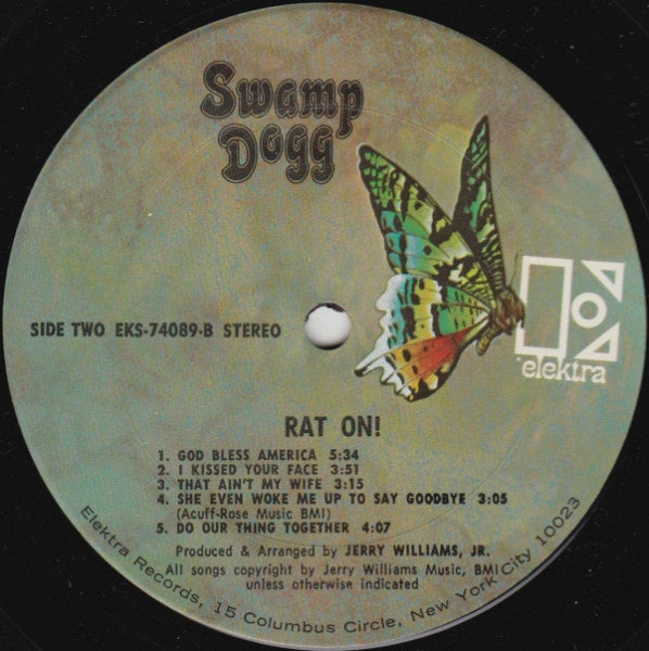 Swamp Dogg - Rat On! (Vinyl, LP, Album) Very Good Plus (VG+) / Good Plus (G+)