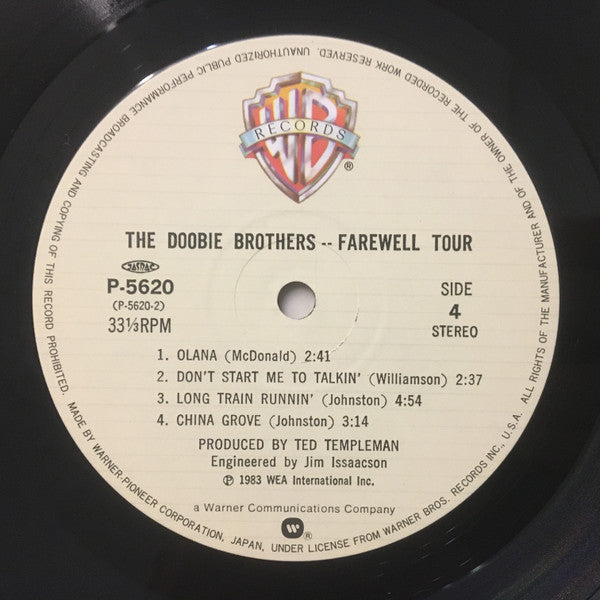 The Doobie Brothers - Farewell Tour (Vinyl, LP, Album)