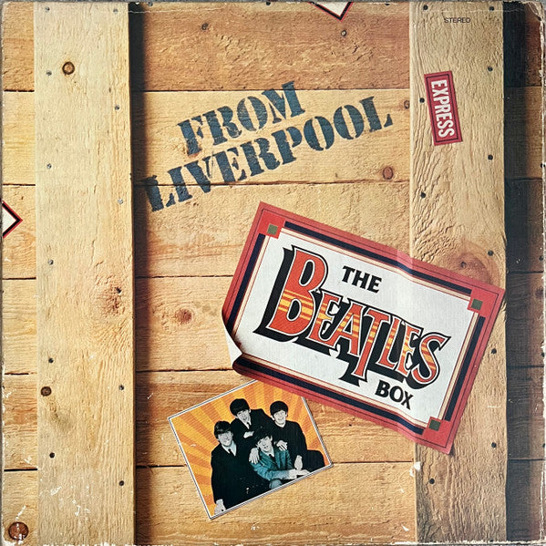 The Beatles - From Liverpool - The Beatles Box (8xVinyl, Box Set, LP, Compilation, Stereo) Very Good (VG) / Poor (P)