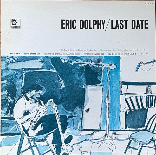Eric Dolphy - Last Date (Vinyl, LP, Album, Reissue, Stereo)