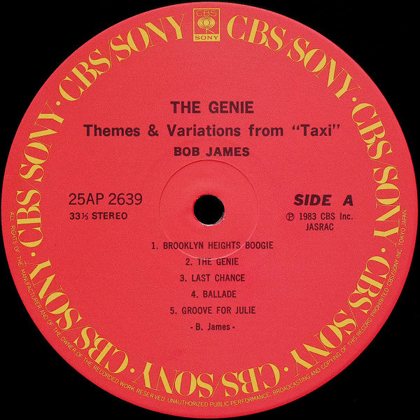 Bob James - The Genie: Themes & Variations From The TV Series "Taxi...