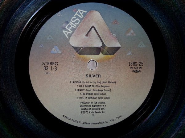 Silver (10) - Silver (Vinyl, LP, Album, Reissue) Very Good Plus (VG+) / Very Good Plus (VG+)