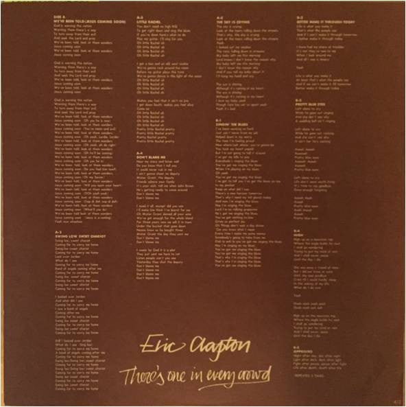 Eric Clapton - There's One In Every Crowd (Vinyl, LP, Album)