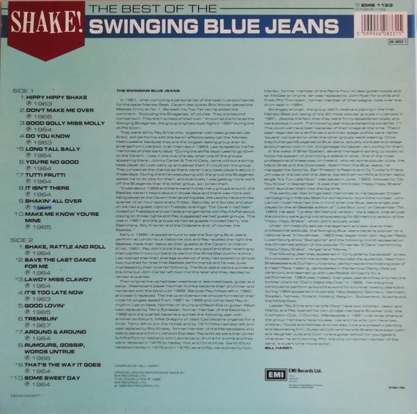 The Swinging Blue Jeans - Shake! The Best Of The Swinging Blue Jeans (Vinyl, LP, Compilation, Stereo, Mono) Very Good (VG) / Very Good (VG)