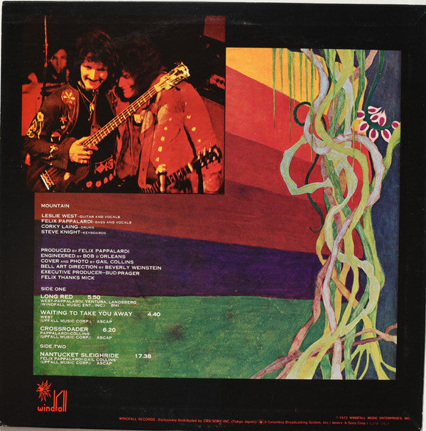 Mountain - Live: The Road Goes Ever On (Vinyl, LP, Album, Reissue) Very Good Plus (VG+) / Very Good (VG)