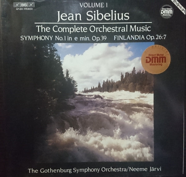 Jean Sibelius - Symphony Nr. 1 E Minor Op. 39 / Finlandia Op. 26:7 (Vinyl, LP, Album, Stereo) Very Good Plus (VG+) / Near Mint (NM or M-)
