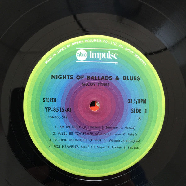 McCoy Tyner - Nights Of Ballads & Blues (Vinyl, LP, Album, Reissue,...