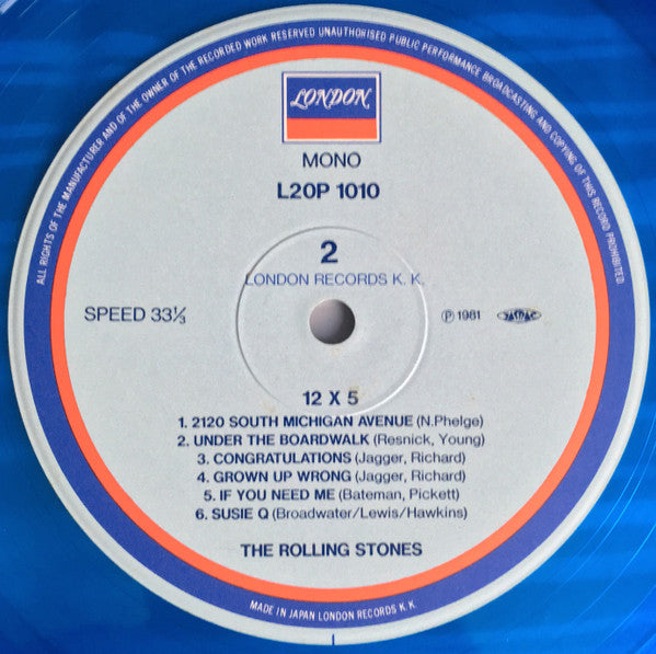 The Rolling Stones - 12 X 5 (Vinyl, LP, Album, Reissue, Mono) Near Mint (NM or M-) / Very Good Plus (VG+)