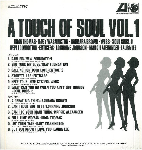 Various - A Touch Of Soul Vol. 1 (Vinyl, LP, Compilation) Very Good Plus (VG+) / Very Good Plus (VG+)