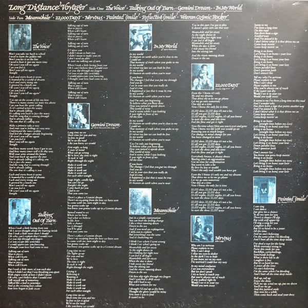 The Moody Blues - Long Distance Voyager (Vinyl, LP, Album, Stereo) Good Plus (G+) / Very Good (VG)