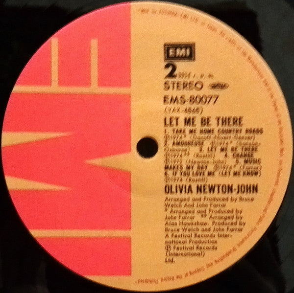 Olivia Newton-John - Let Me Be There (Vinyl, LP, Compilation) Very Good (VG) / Very Good Plus (VG+)