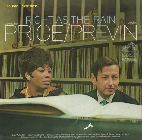 Leontyne Price - Right As The Rain (Vinyl, LP, Album, Stereo) Very Good Plus (VG+) / Very Good Plus (VG+)