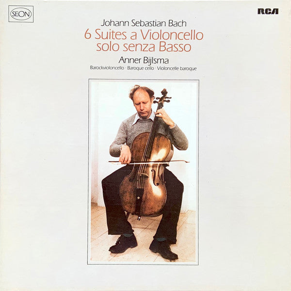 Johann Sebastian Bach - 6 Suites A Violoncello Solo Senza Basso (3xVinyl, Box Set, LP) Very Good (VG) / Very Good Plus (VG+)