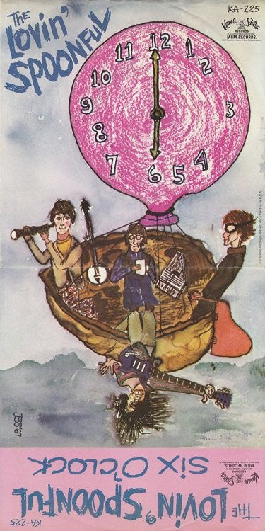The Lovin' Spoonful - Six O'Clock (Vinyl, 7", 45 RPM, Single) Good Plus (G+) / Fair (F)