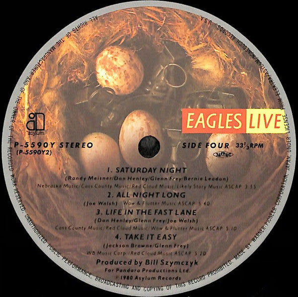 Eagles - Eagles Live (Vinyl, LP, Album, Stereo)